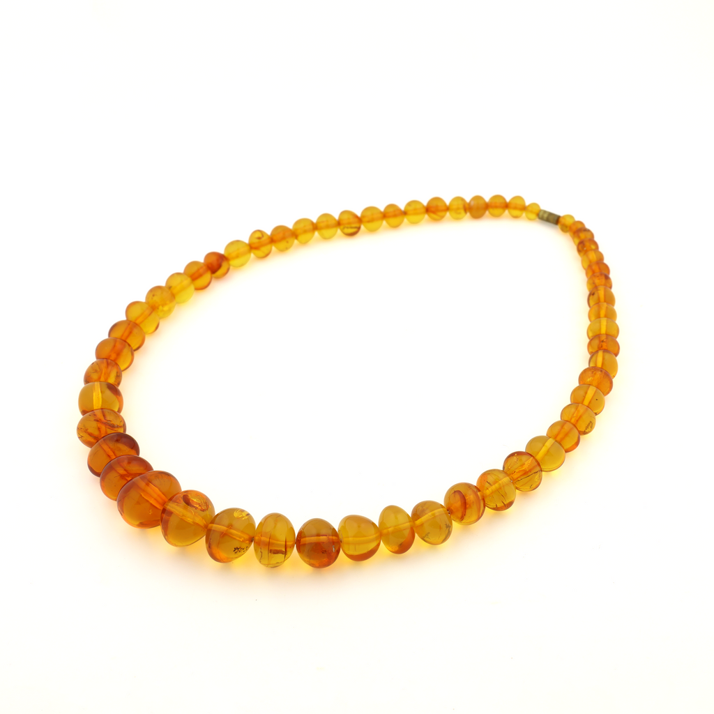 Vintage Natural Untreated Baltic Amber Necklace