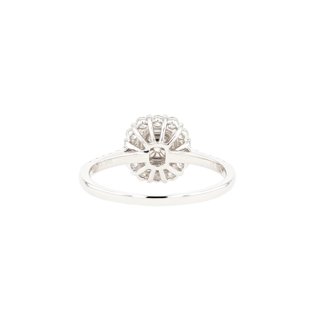 18KG 0.17ct Natural Untreated Pink Diamond Ring