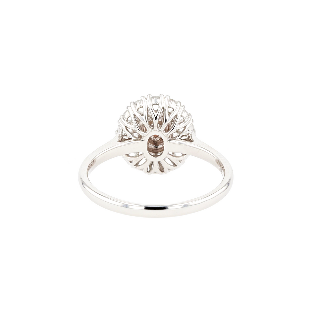18KG 0.09ct Natural Untreated Pink Diamond Ring