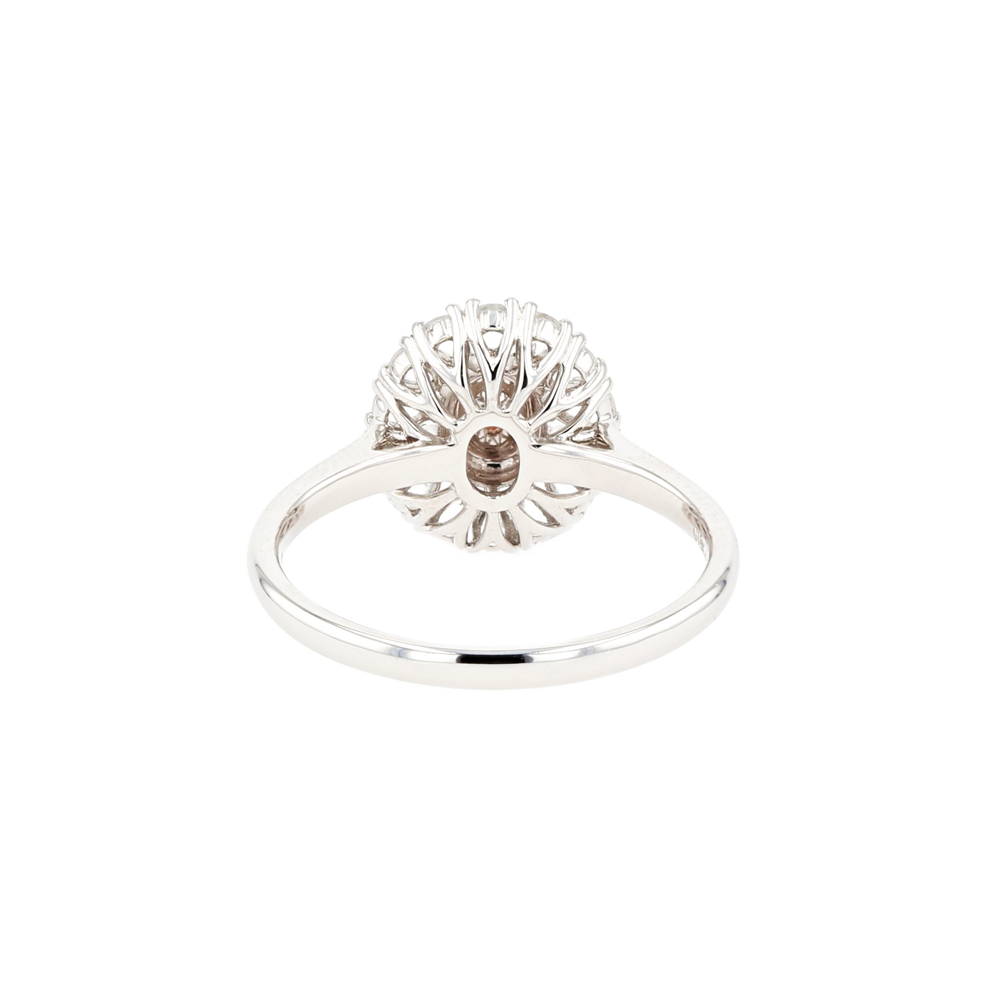 18KG 0.09ct Natural Untreated Pink Diamond Ring