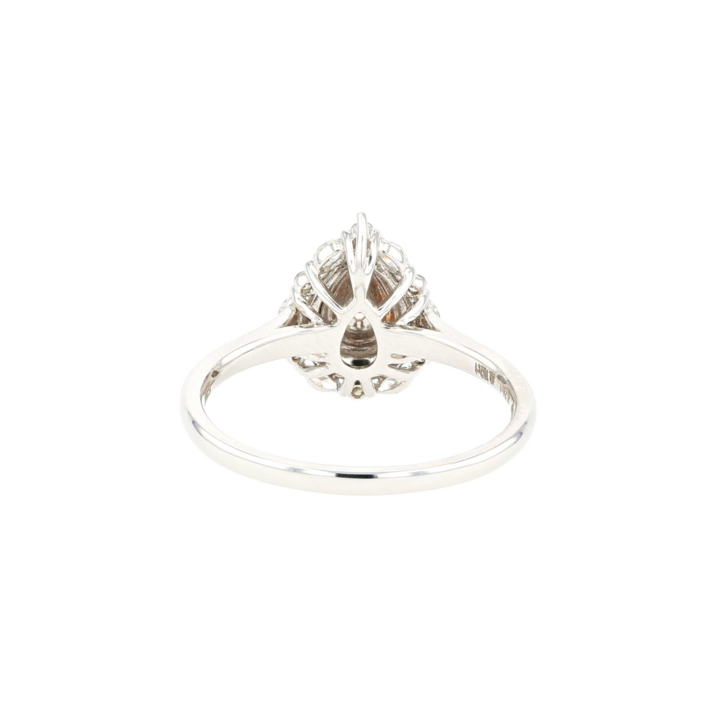 18KG 0.10ct Natural Untreated Pink Diamond Ring