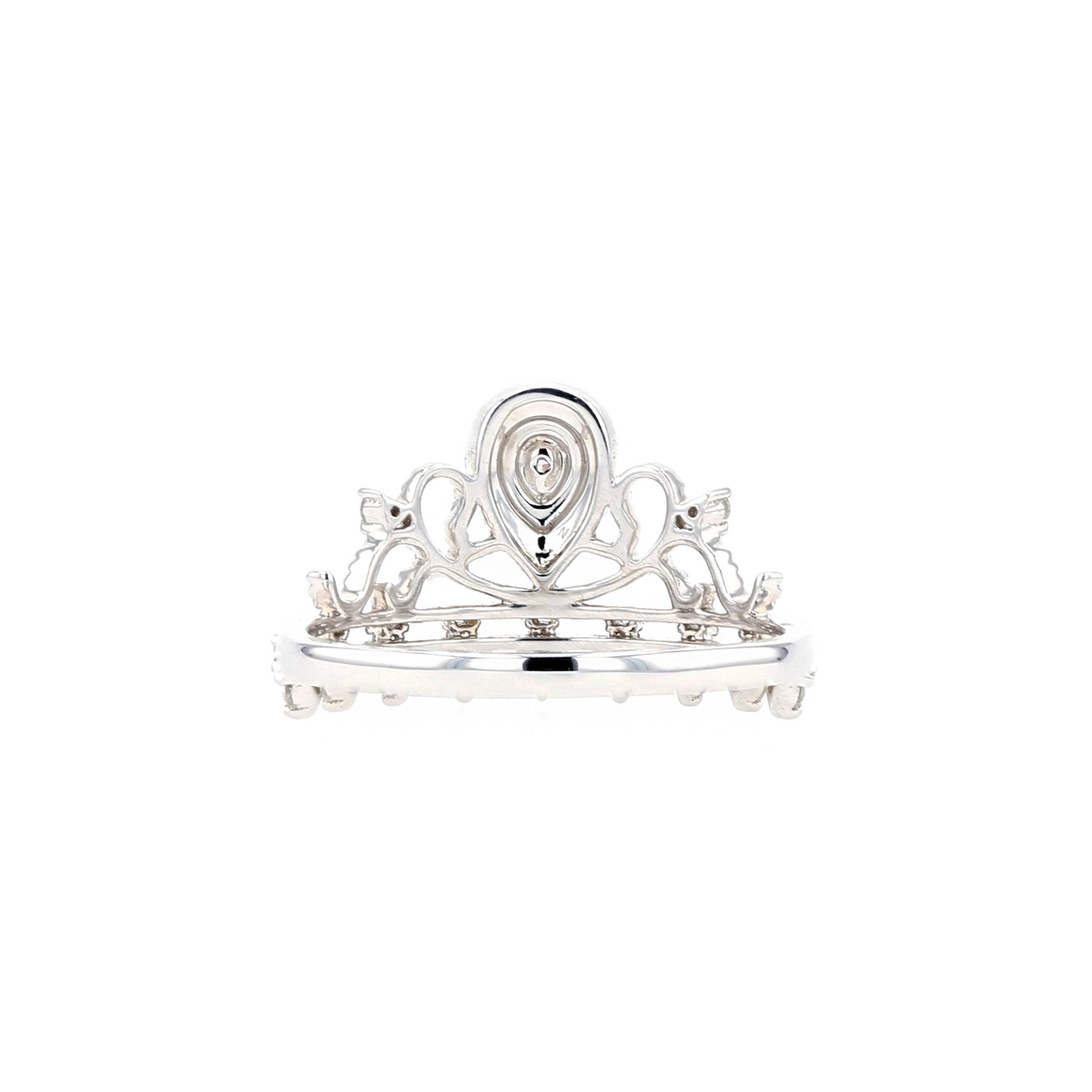 18KG 0.04ct Natural Untreated Pink Diamond Ring