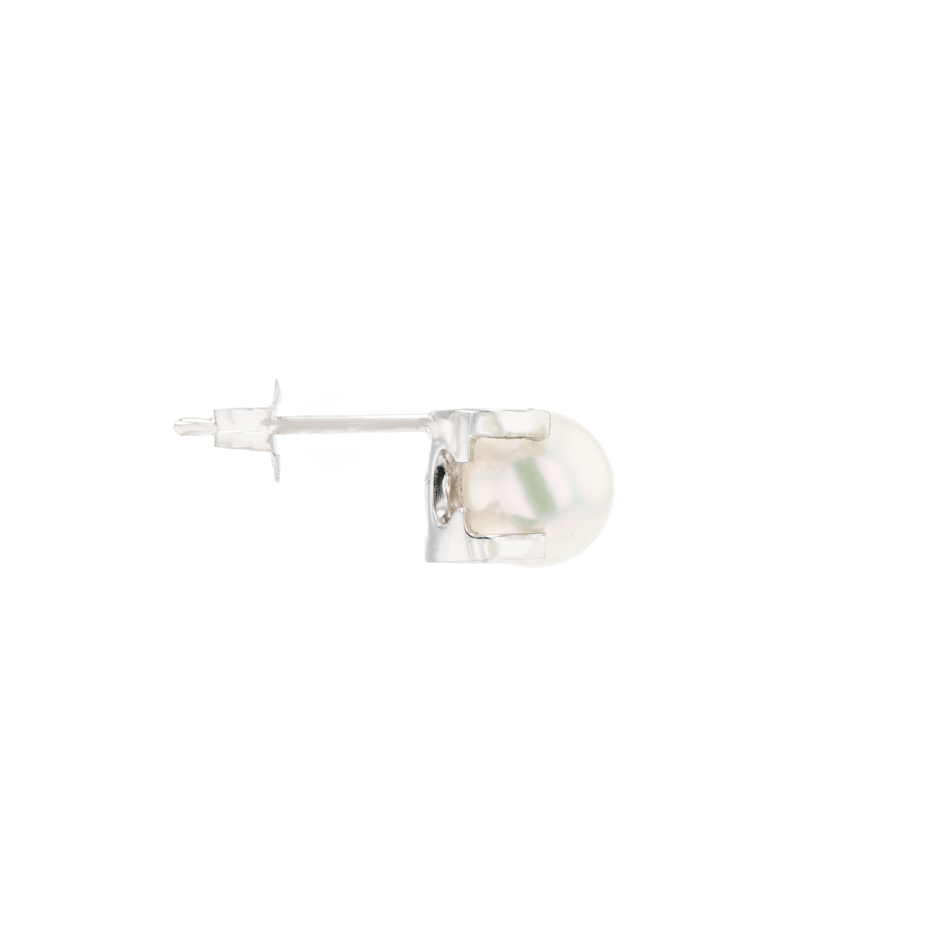 18KG 6.5-6.9mm Japanese Akoya Pearl Studs Earrings