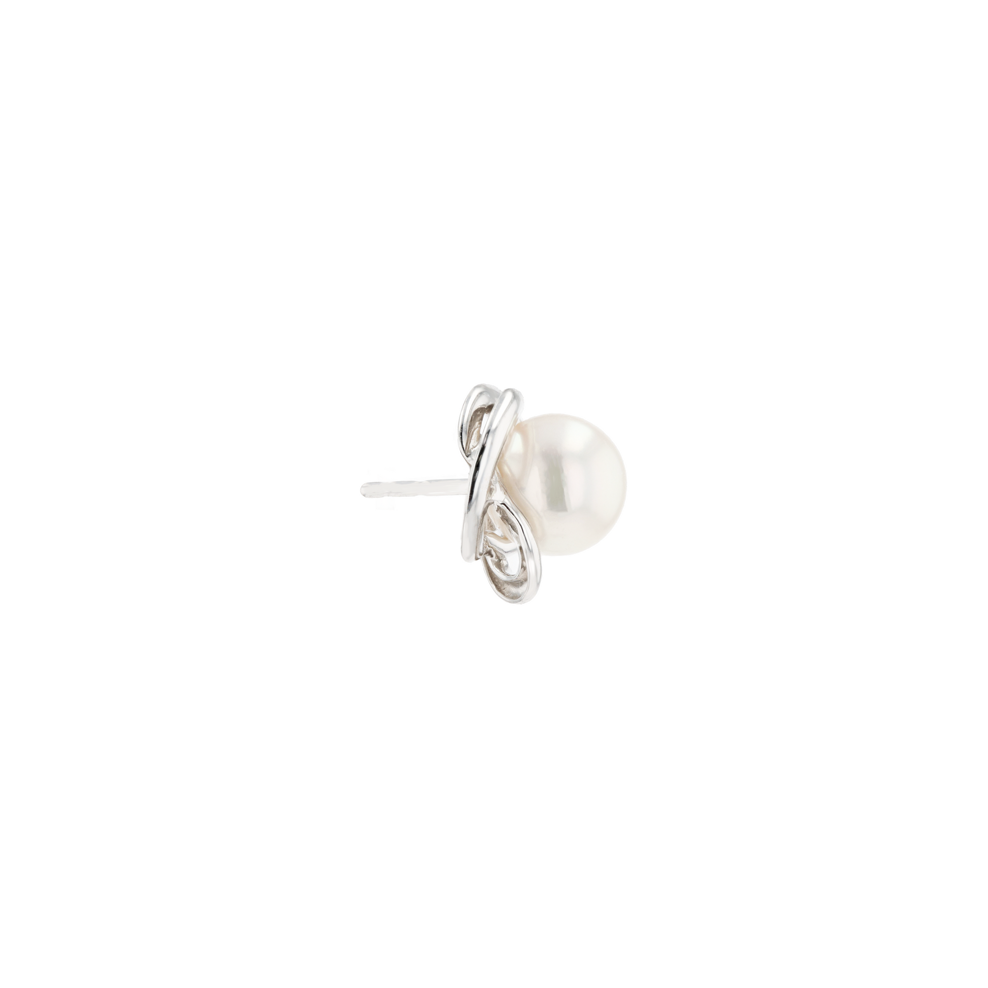 18KG 6.5-6.9mm Japanese Akoya Pearl Studs Earrings