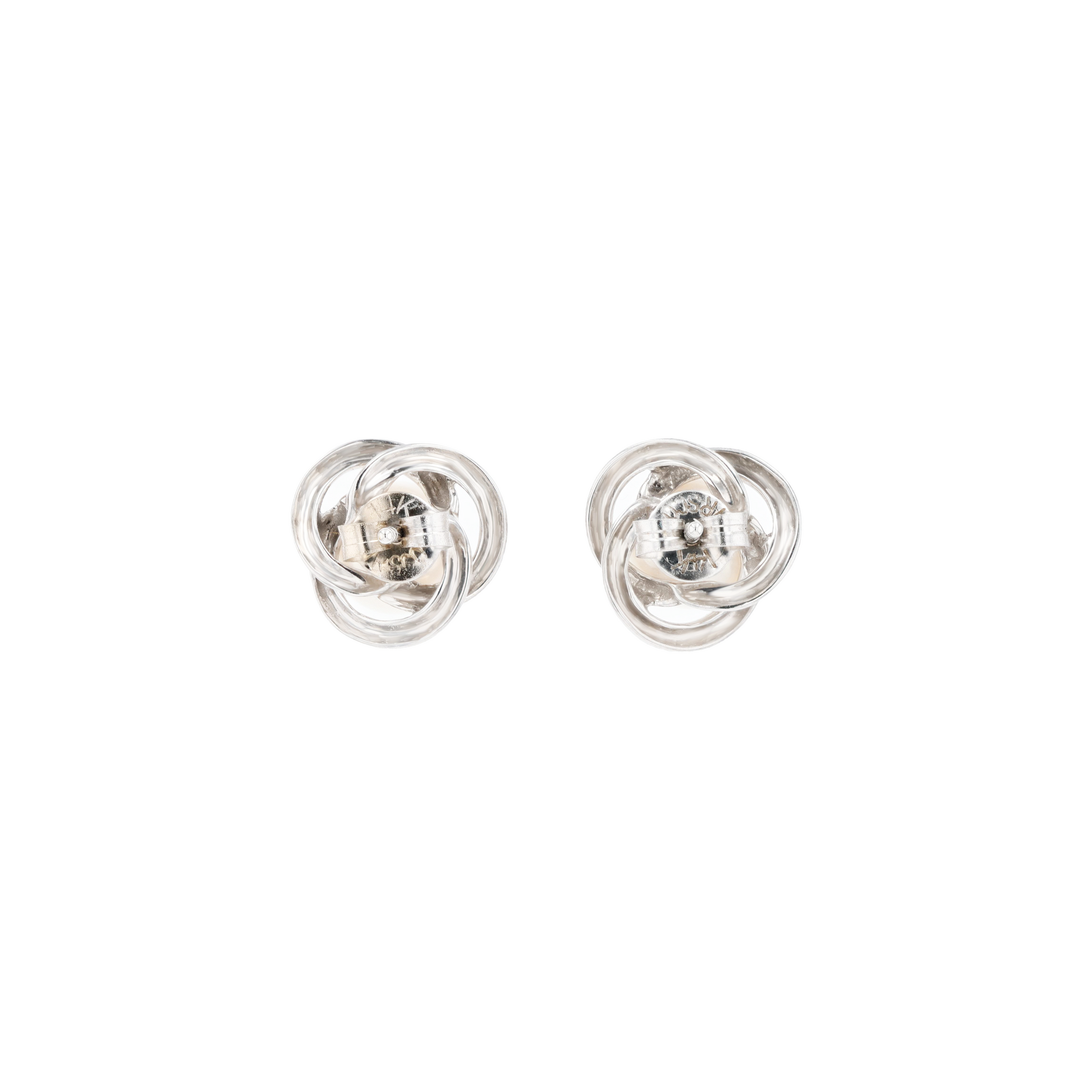 18KG 6.5-6.9mm Japanese Akoya Pearl Studs Earrings