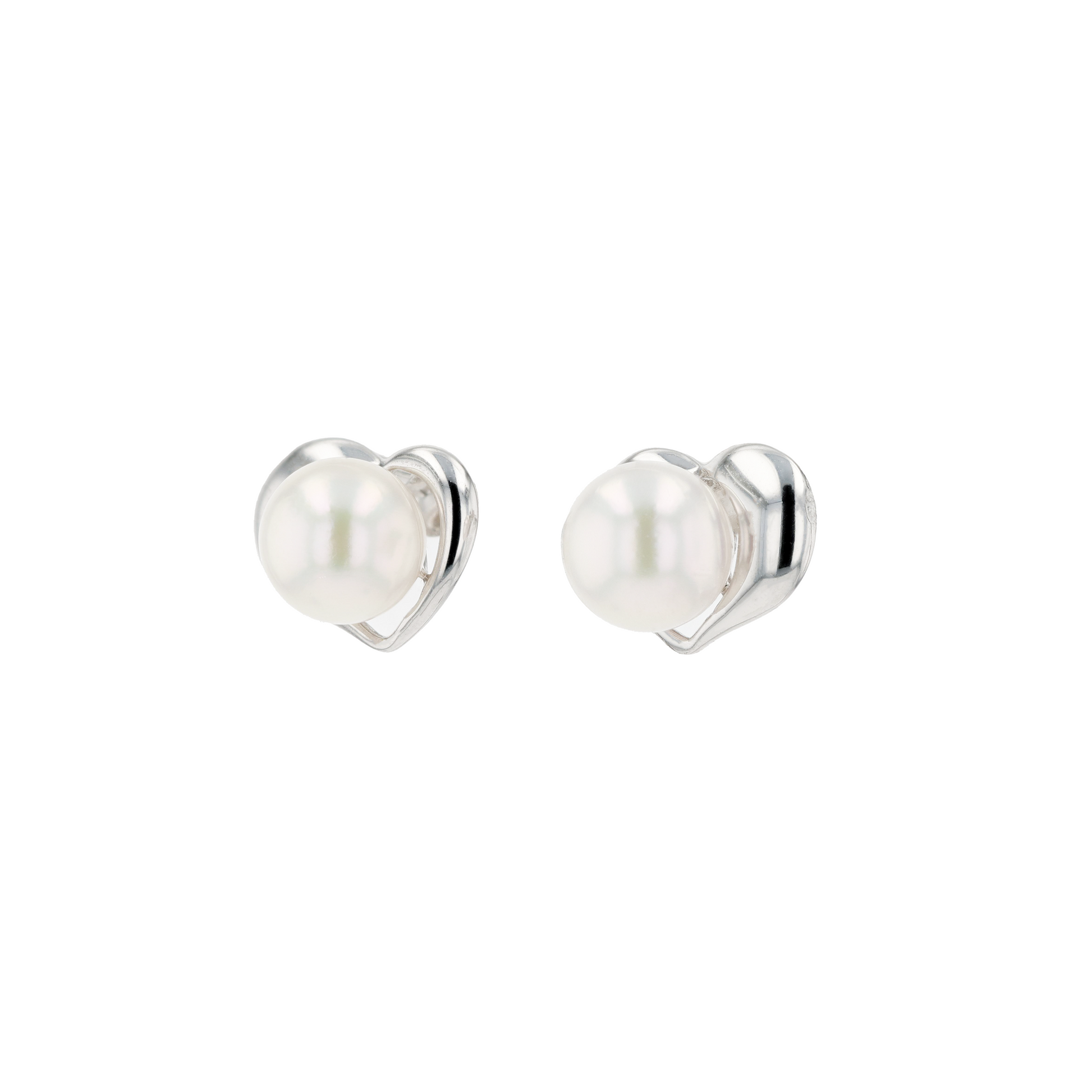 18KG 6.5-6.9mm Japanese Akoya Pearl Studs Earrings
