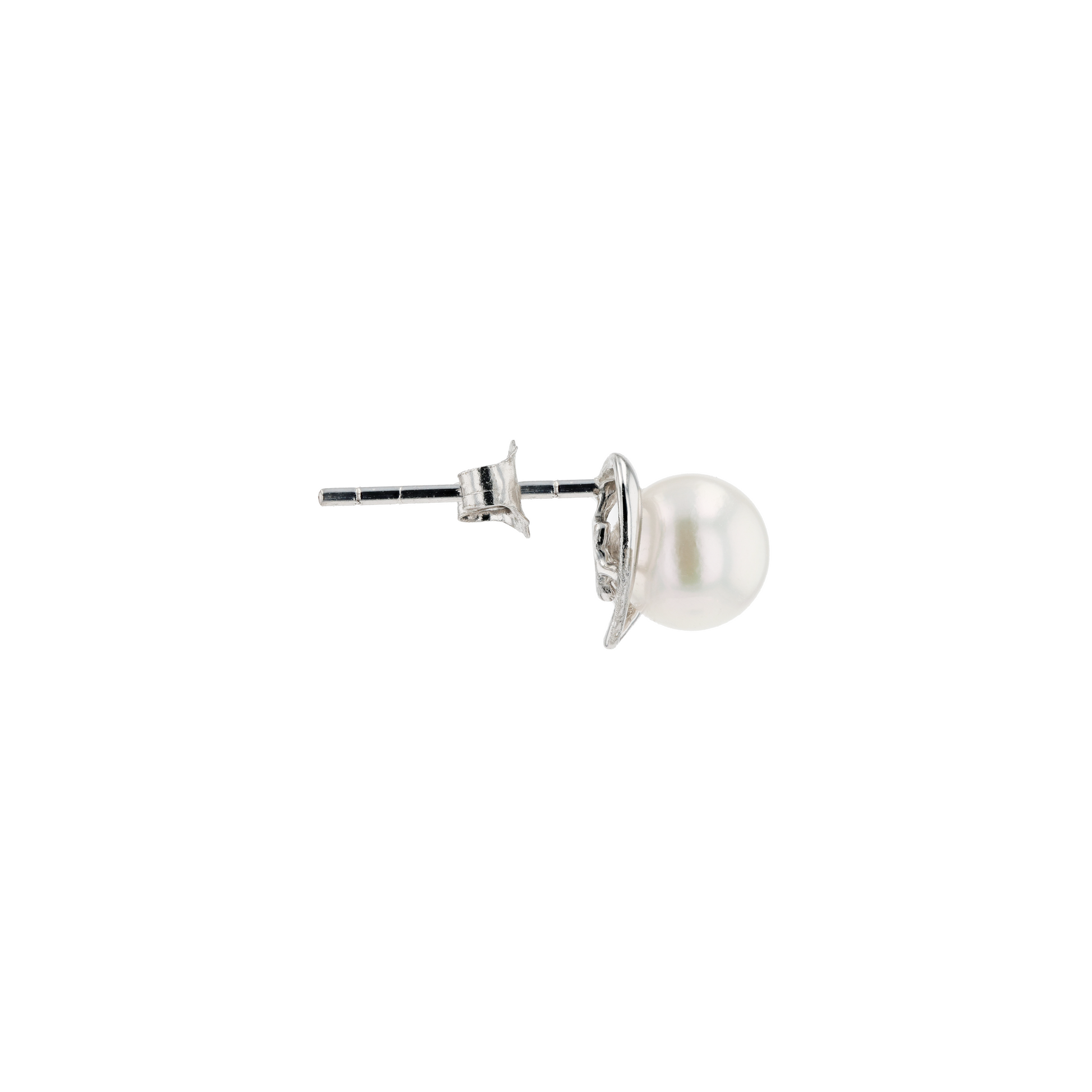 18KG 6.5-6.9mm Japanese Akoya Pearl Studs Earrings