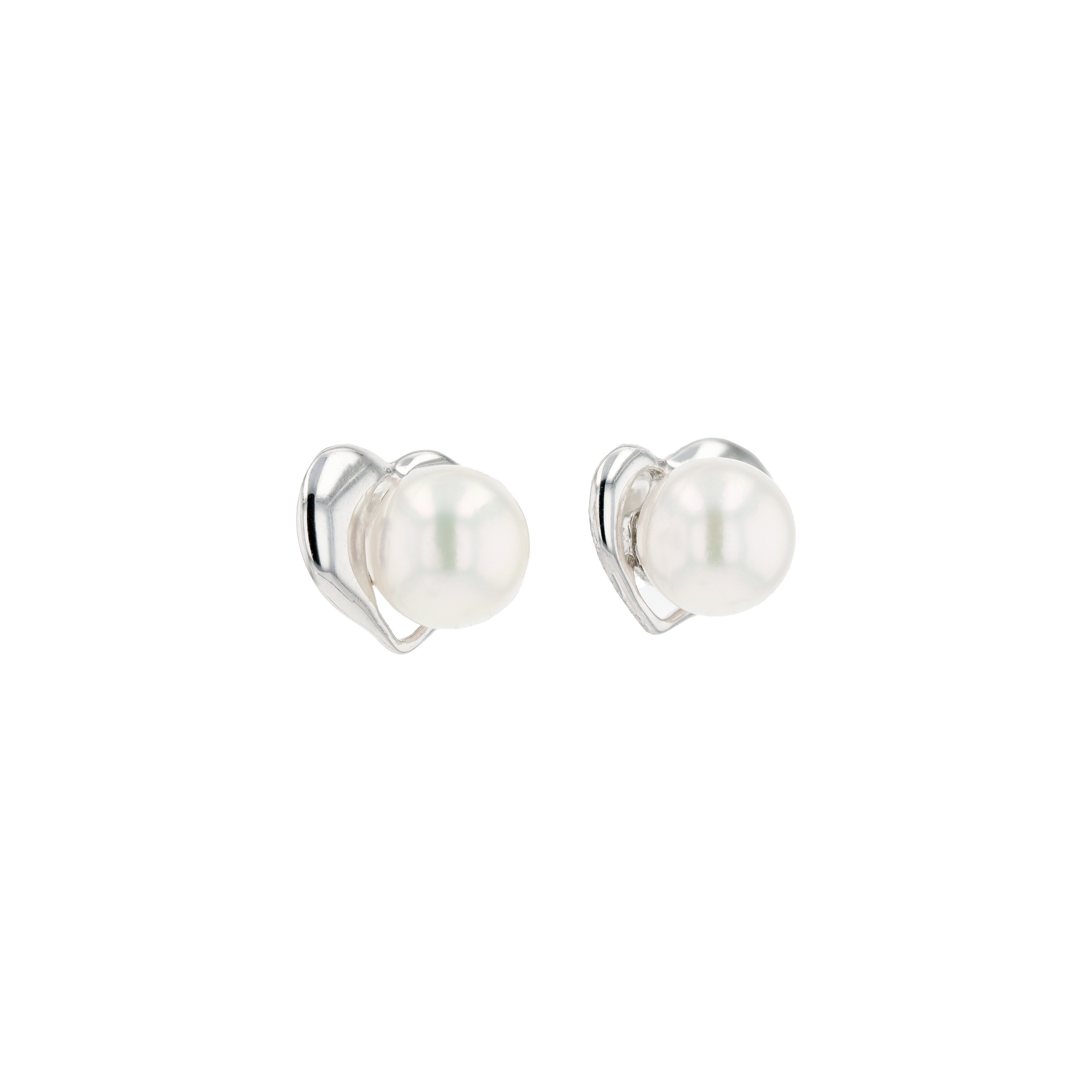 18KG 6.5-6.9mm Japanese Akoya Pearl Studs Earrings