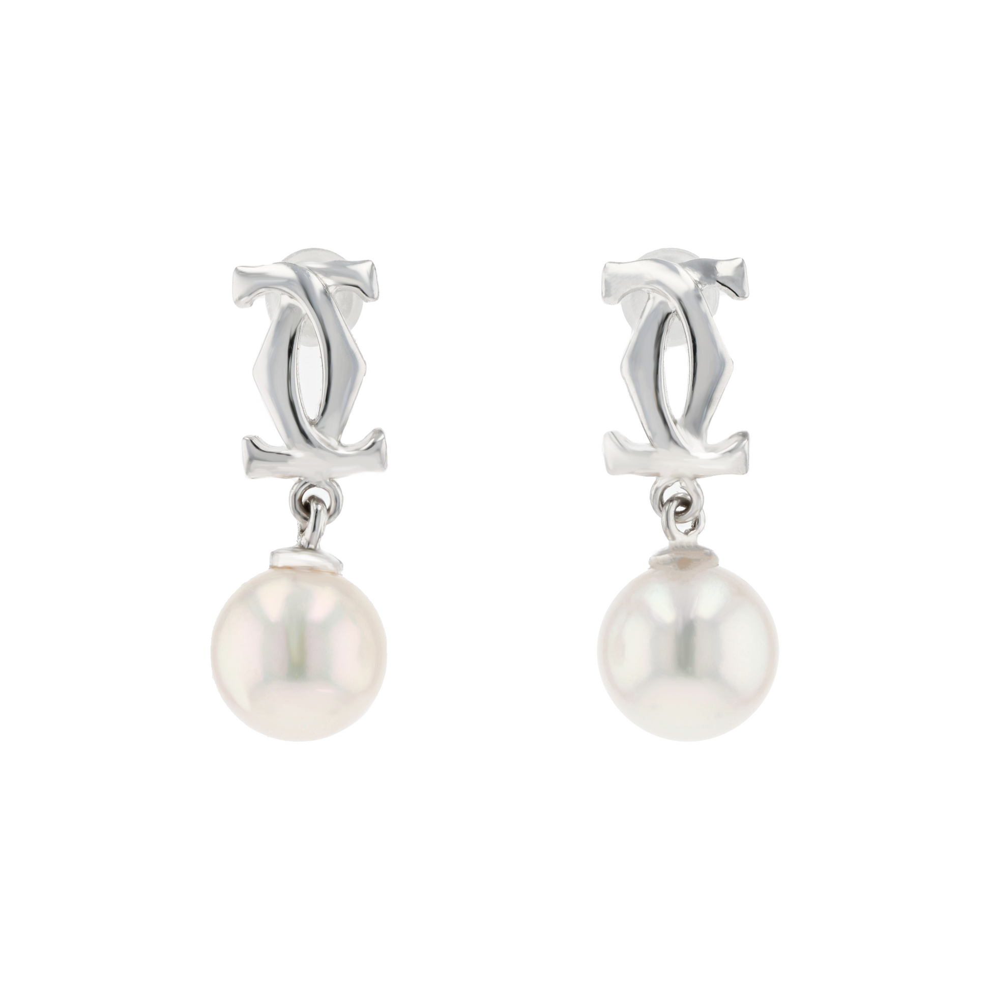 18KG 7.0-7.4mm Premier Japanese Akoya Pearl Earrings