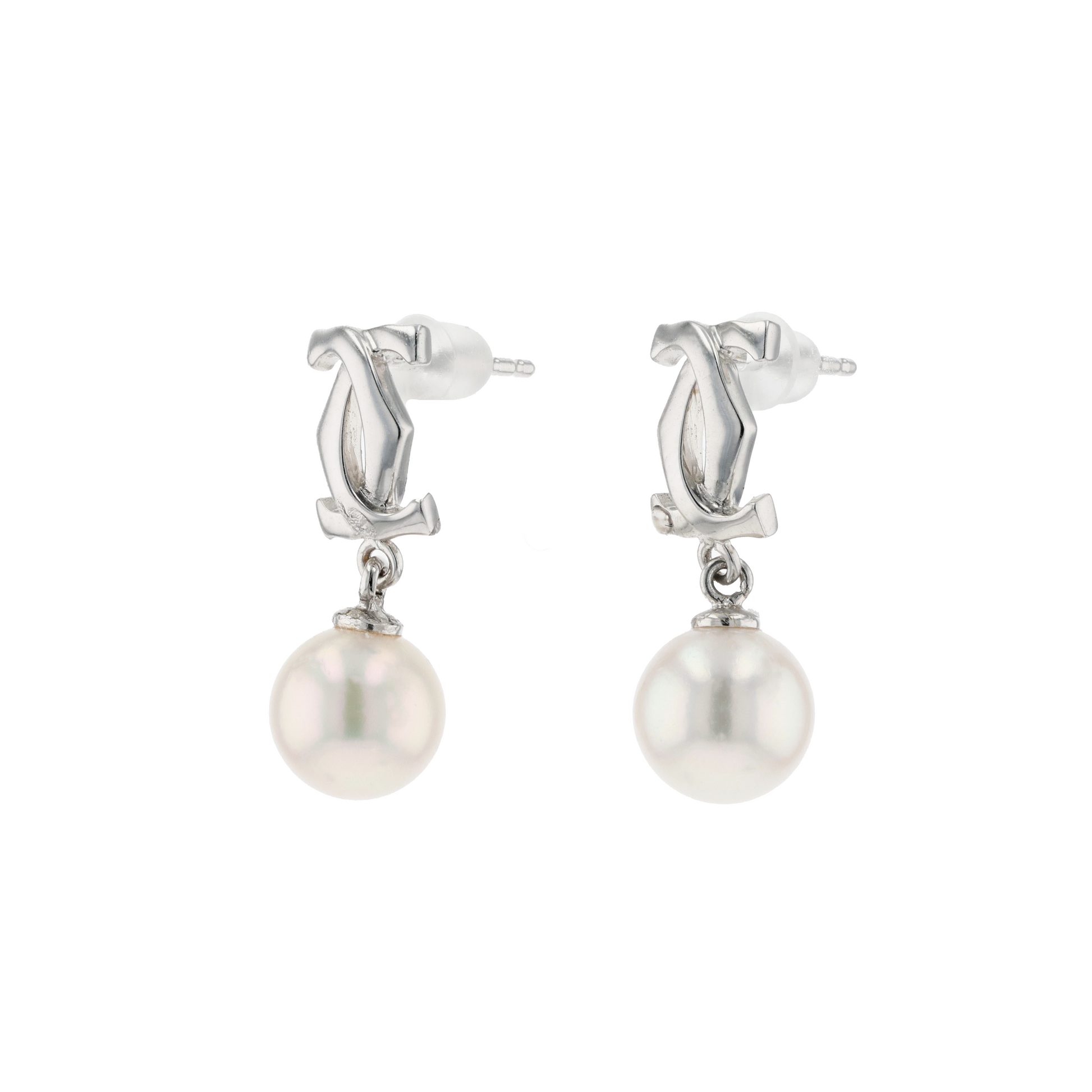 18KG 7.0-7.4mm Premier Japanese Akoya Pearl Earrings