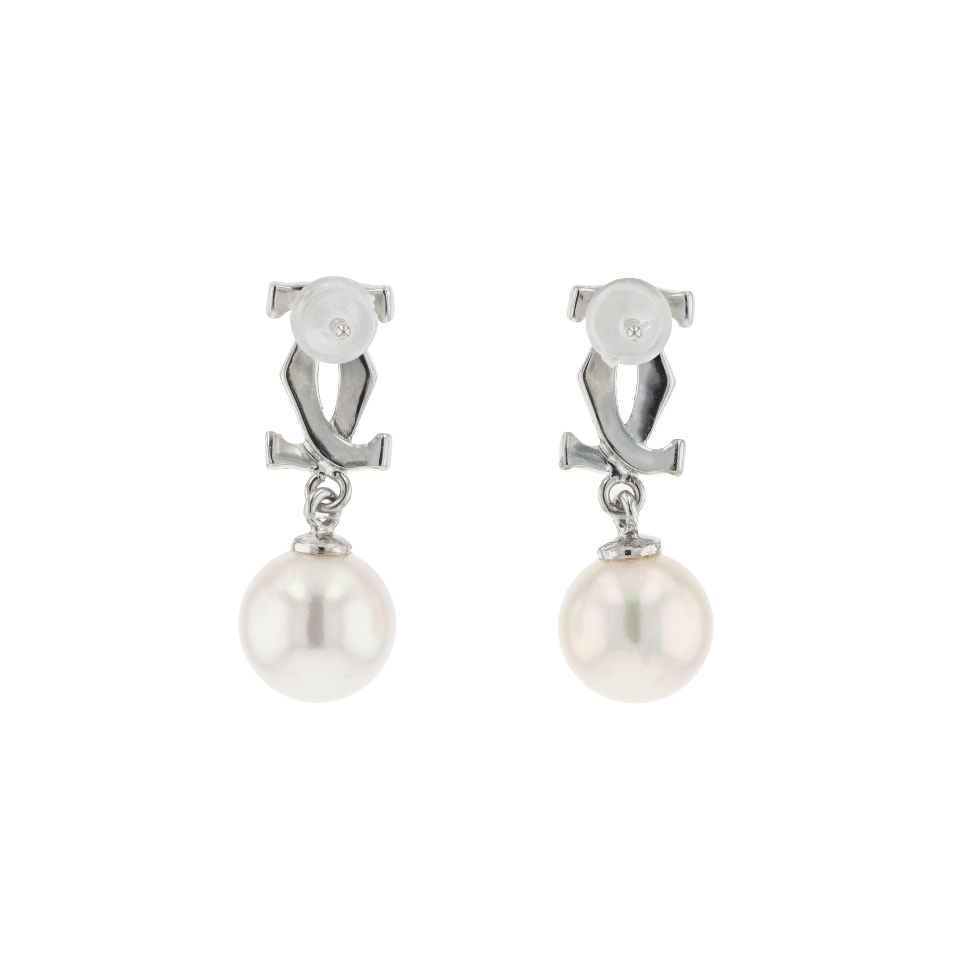 18KG 7.0-7.4mm Premier Japanese Akoya Pearl Earrings