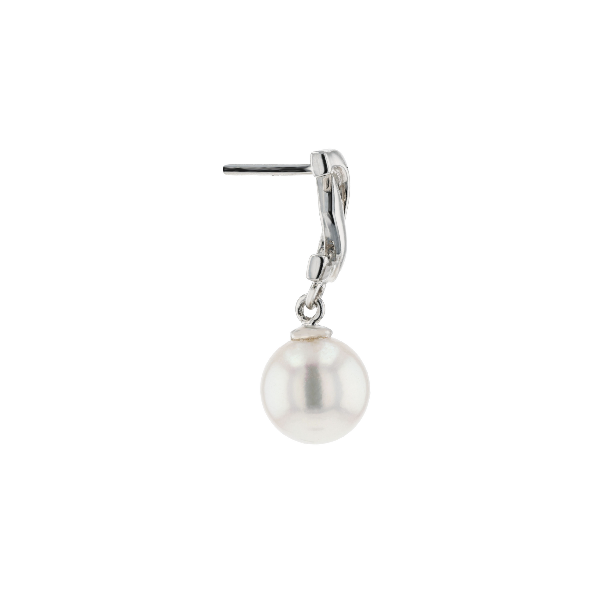18KG 7.0-7.4mm Premier Japanese Akoya Pearl Earrings