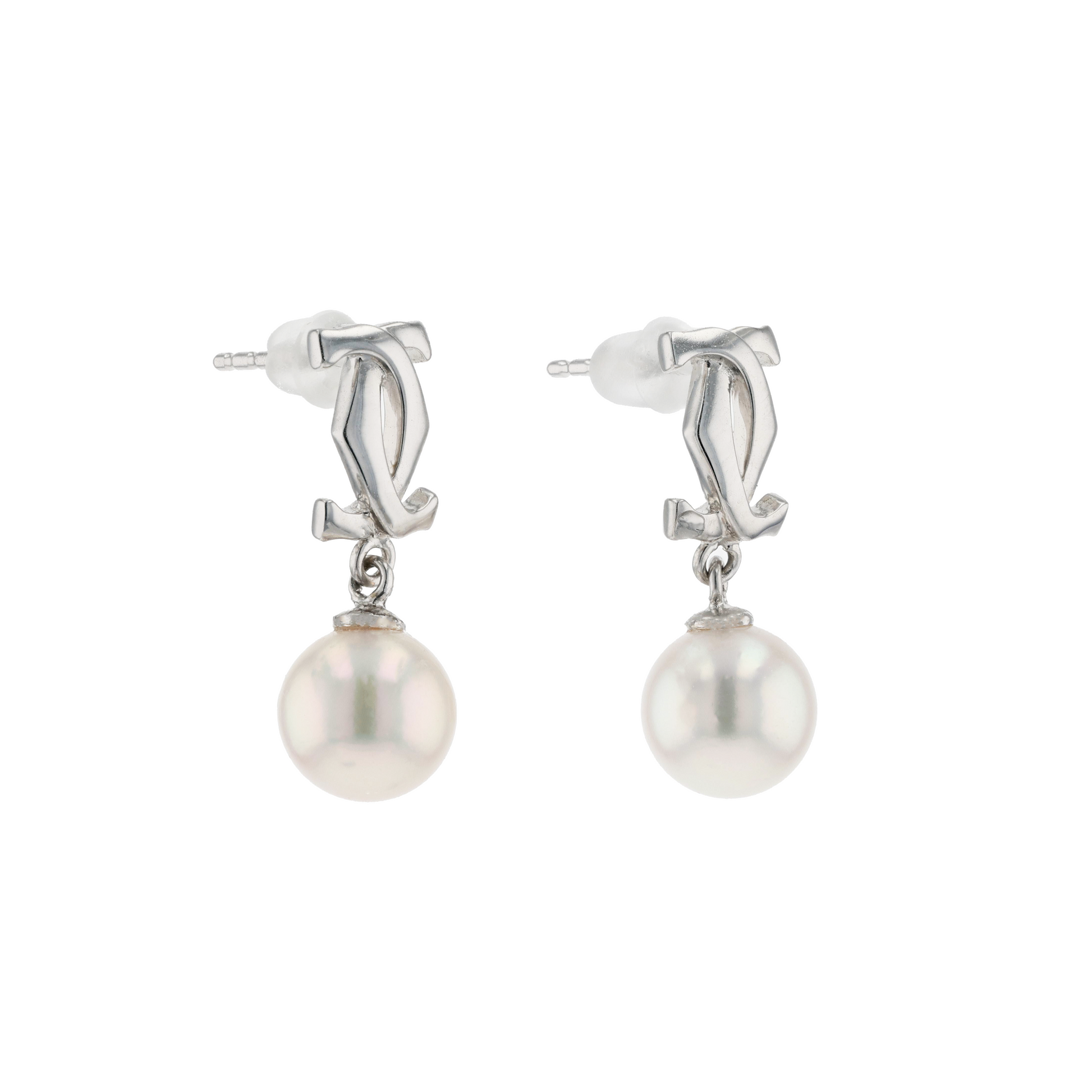18KG 7.0-7.4mm Premier Japanese Akoya Pearl Earrings