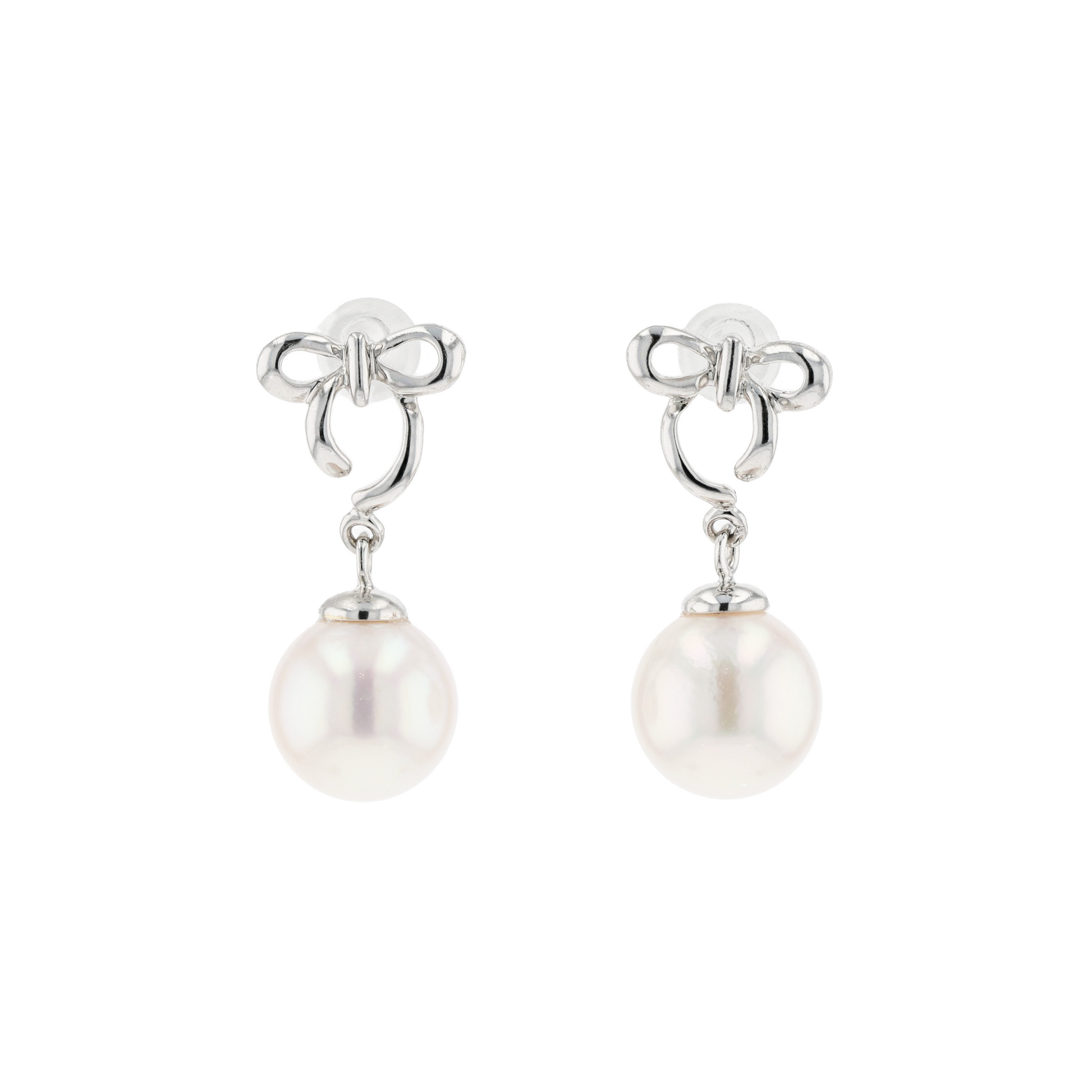 18KG 7.0-7.4mm Premier Japanese Akoya Pearl Earrings