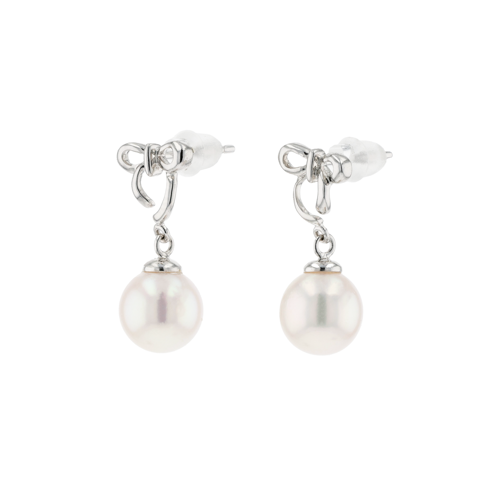 18KG 7.0-7.4mm Premier Japanese Akoya Pearl Earrings