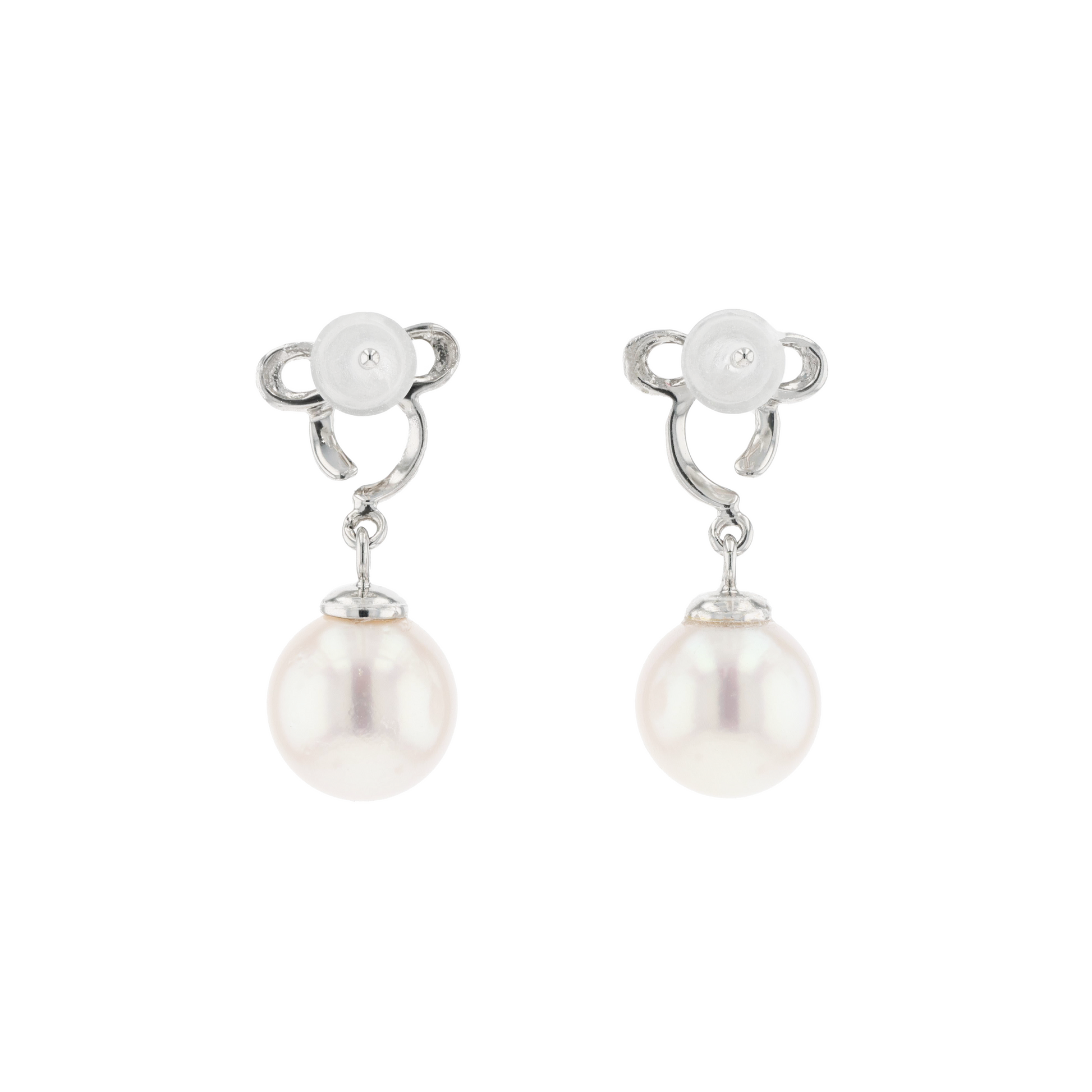 18KG 7.0-7.4mm Premier Japanese Akoya Pearl Earrings