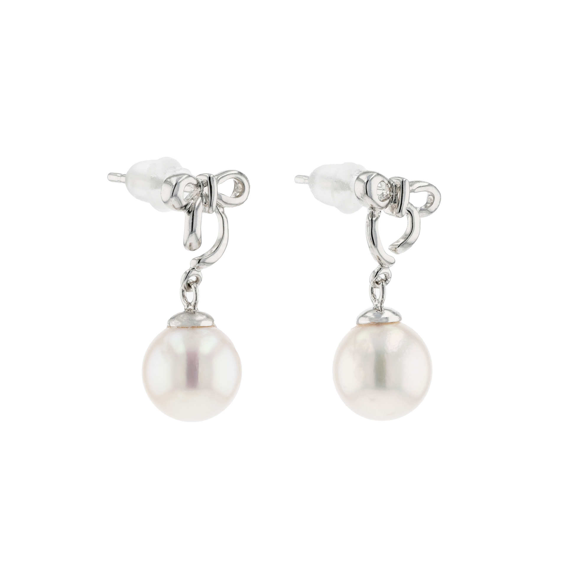 18KG 7.0-7.4mm Premier Japanese Akoya Pearl Earrings
