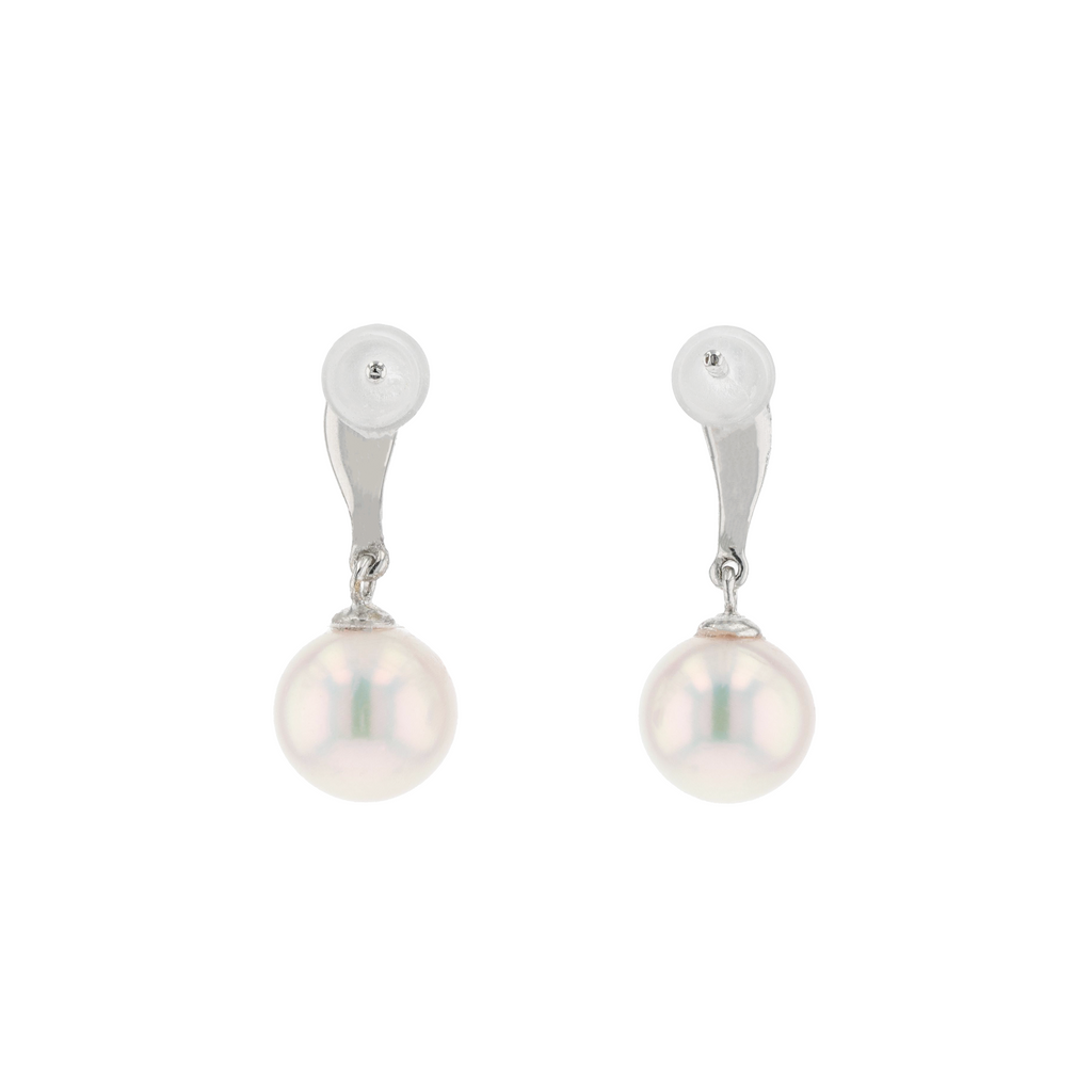 18KG 7.0-7.4mm Premier Japanese Akoya Pearl Earrings