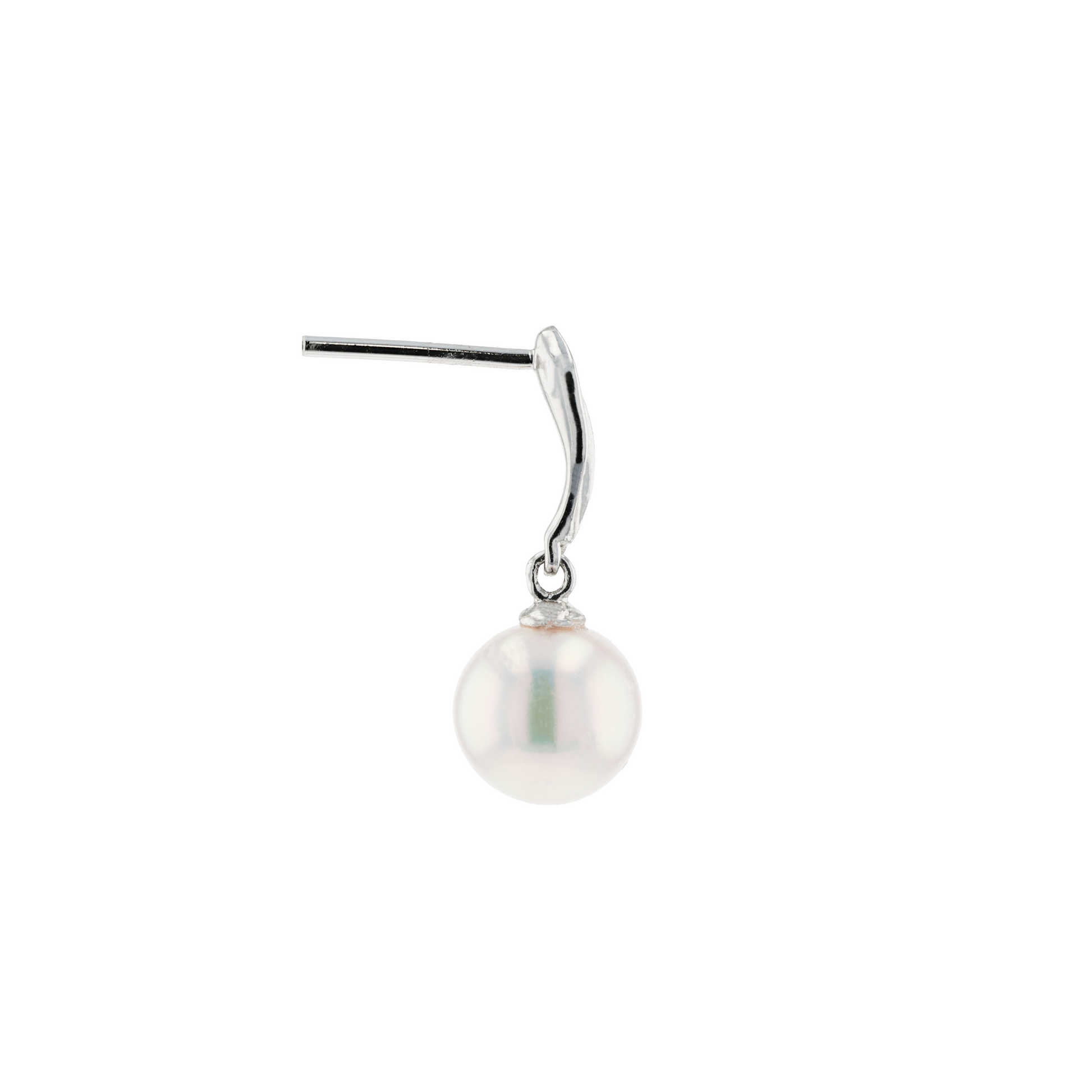 18KG 7.0-7.4mm Premier Japanese Akoya Pearl Earrings