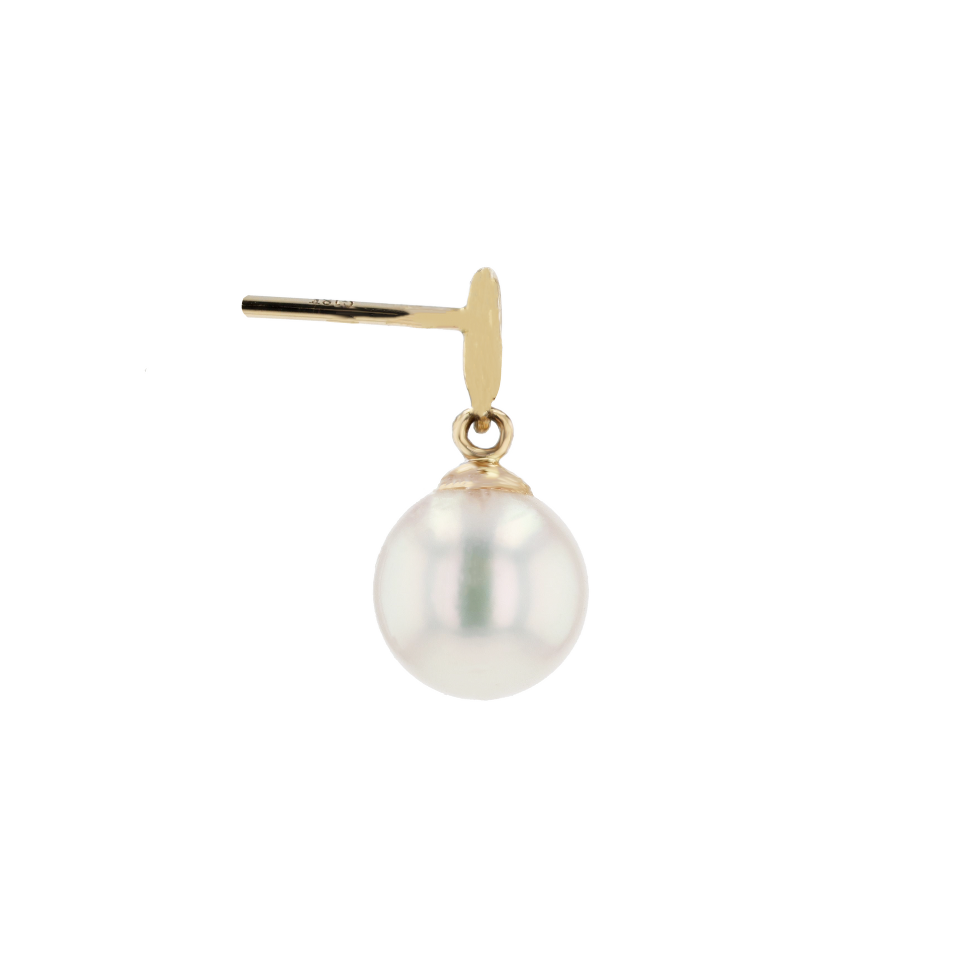 18KG 7.0-7.4mm Premier Japanese Akoya Pearl Earrings