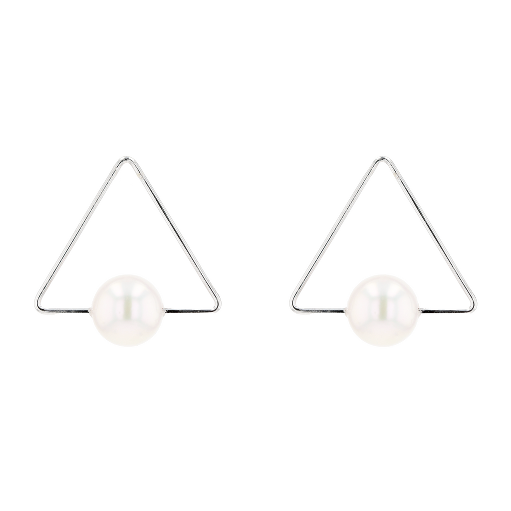 18KG 7.0-7.4mm Premier Japanese Akoya Pearl Earrings
