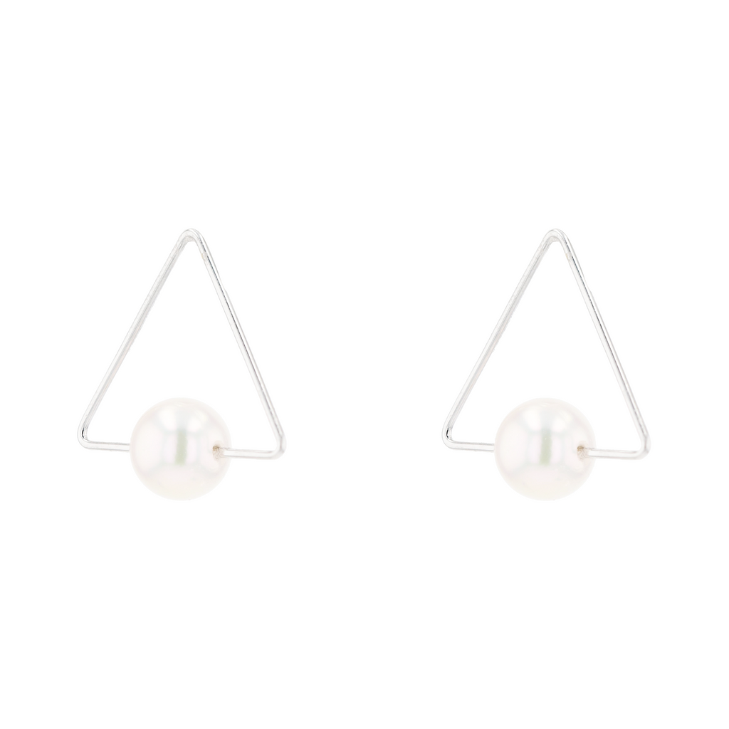 18KG 7.0-7.4mm Premier Japanese Akoya Pearl Earrings