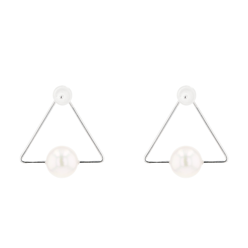 18KG 7.0-7.4mm Premier Japanese Akoya Pearl Earrings