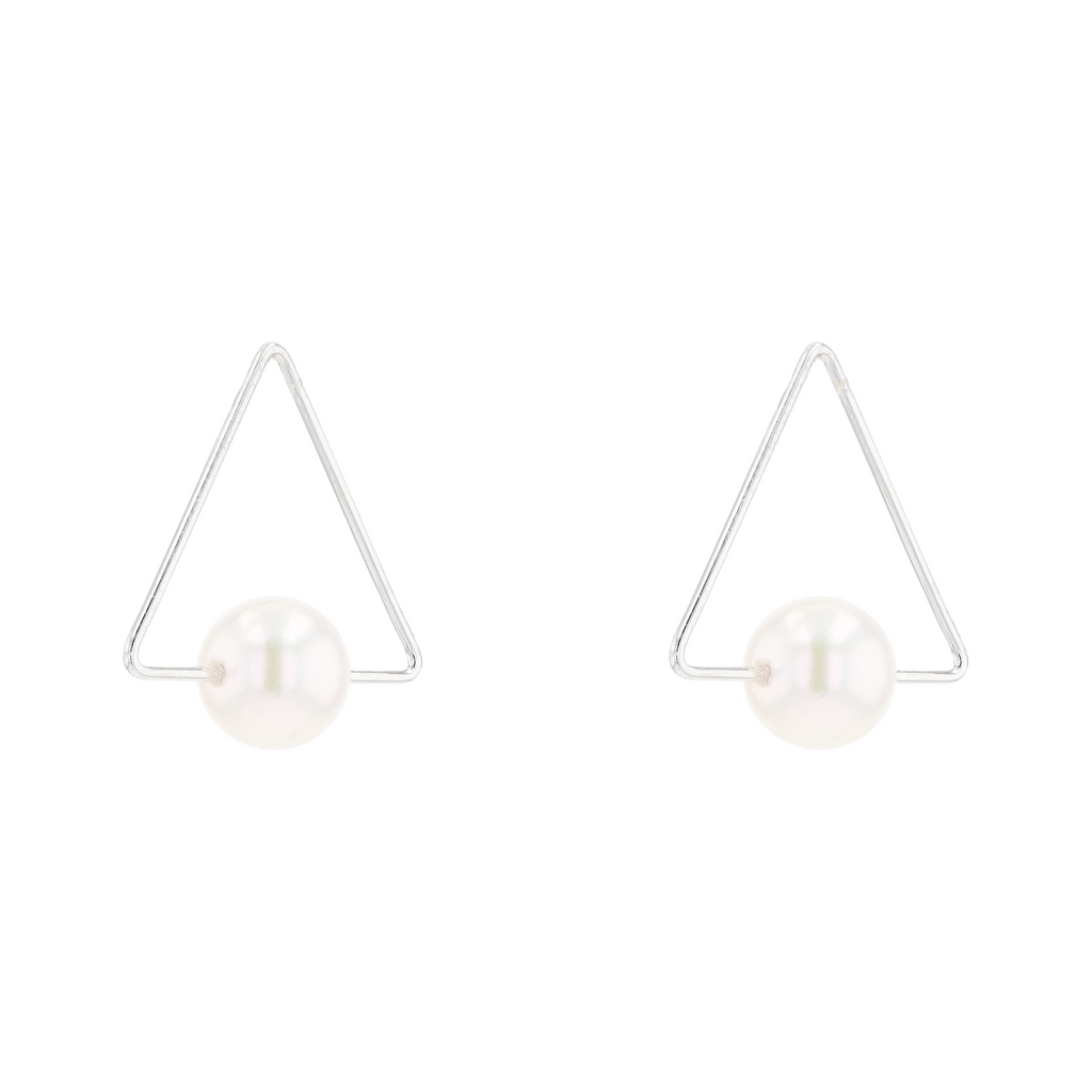 18KG 7.0-7.4mm Premier Japanese Akoya Pearl Earrings