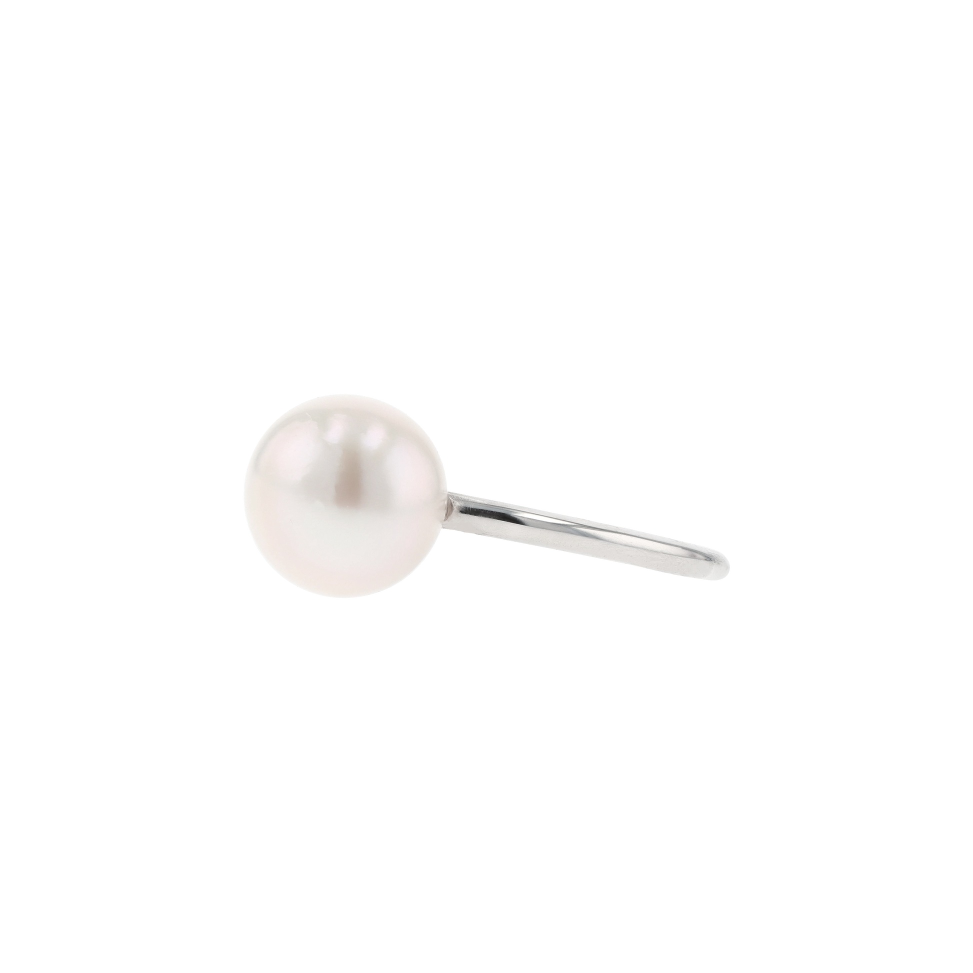 18KG 8.0-9.0mm Classic Japanese Akoya Pearl Ring