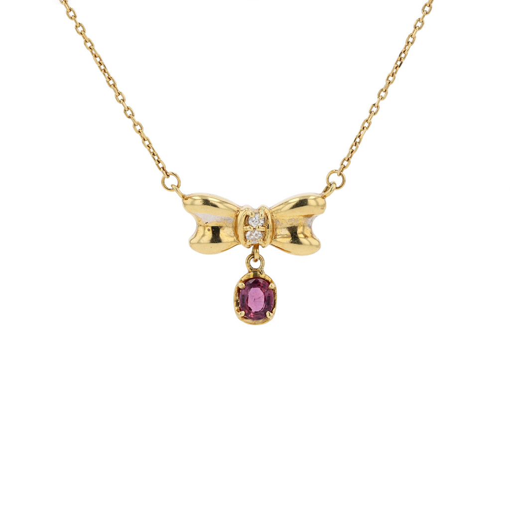 18KG Natural Unheated Vivid Pigeon's Blood Red Ruby Diamond Necklace