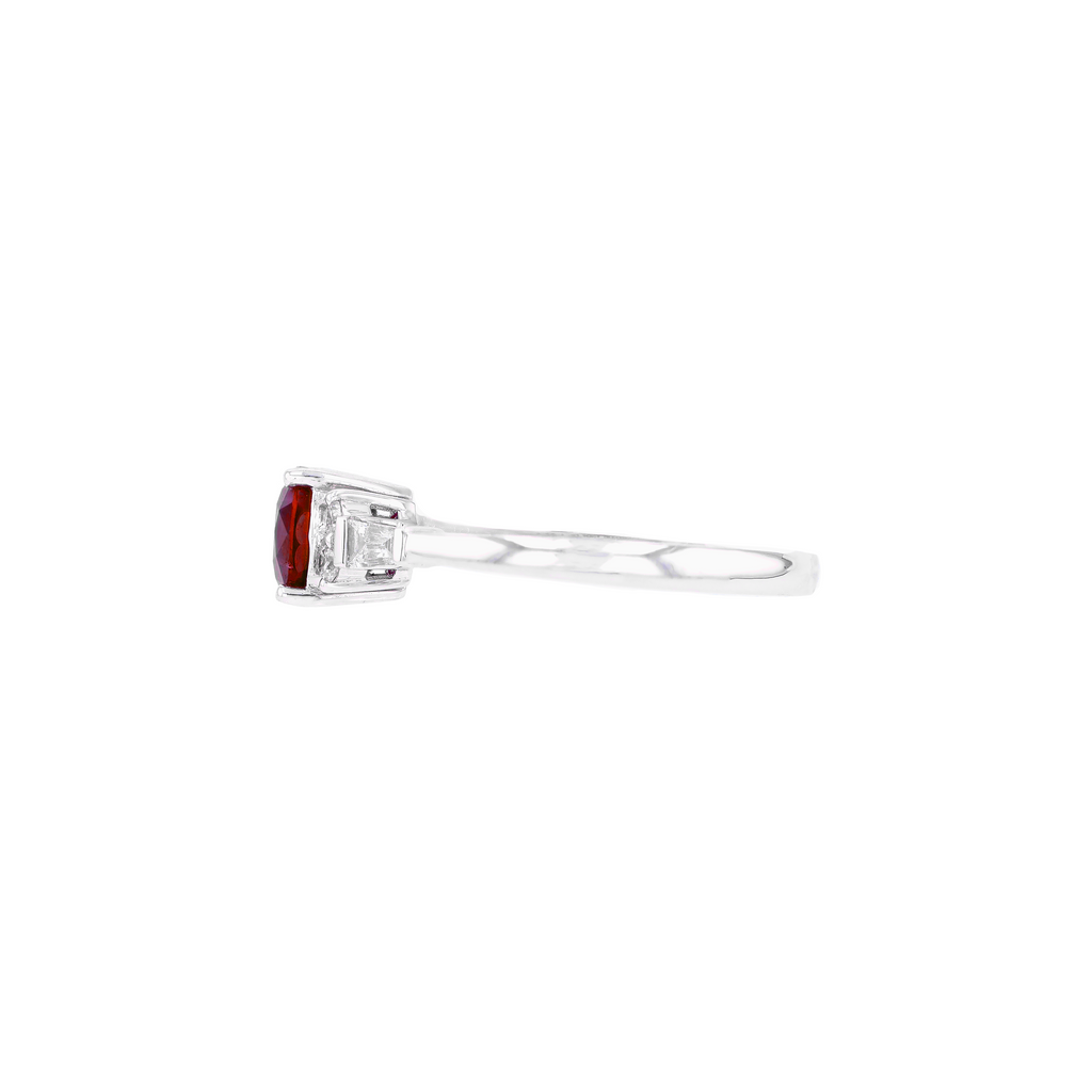 18KG Natural Unheated Vivid Pigeon's Blood Red Ruby Diamond Ring