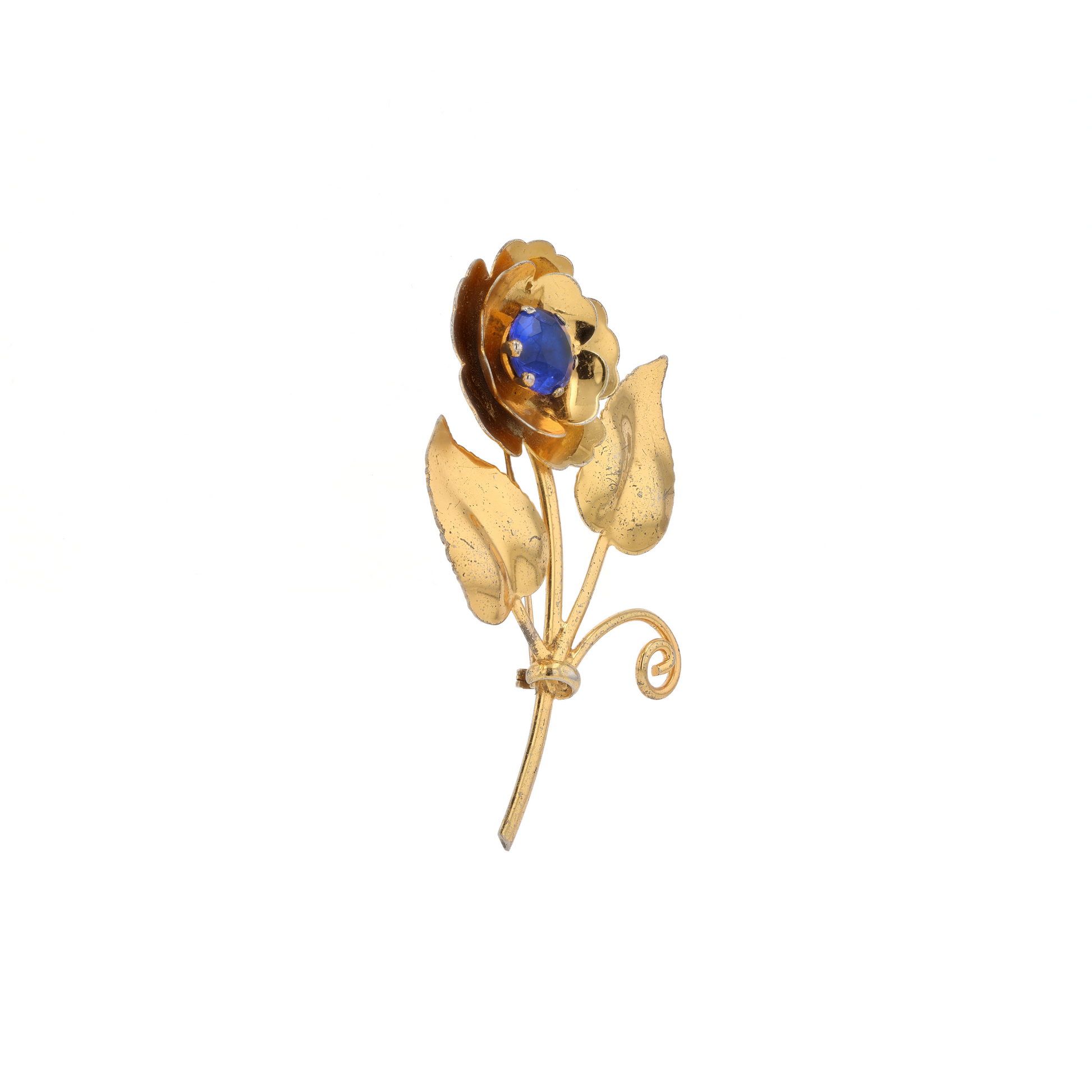 925 Silver Rose Brooch